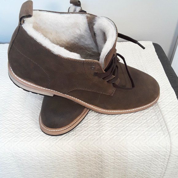 Banana Republic Arley Shearling Suede Boot - Picture 1 of 11